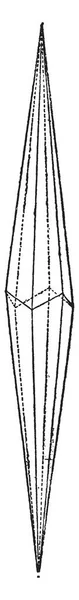 Dieses Diagramm Repräsentiert Kalkholzstäbe Vintage Linienzeichnung Oder Gravierillustration — Stockvektor
