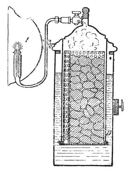 Frein Tambour Illustration Gravée Vintage Encyclopédie Industrielle Lami 1875 — Image vectorielle