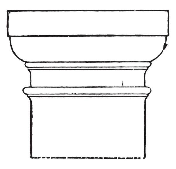 Capital Toscana Ilustração Gravada Vintage Enciclopédia Industrial Lami 1875 —  Vetores de Stock