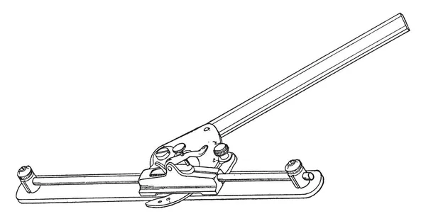 Avsnitt Liner Brukes Til Lage Serie Diagonale Linjer Instrument Til – stockvektor