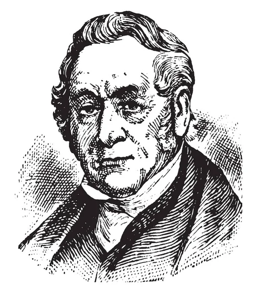 George Stephenson 1781 1848 Ήταν Μια Αγγλική Πολιτικός Μηχανικός Και — Διανυσματικό Αρχείο