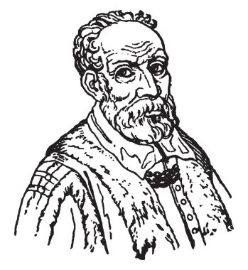 Paul (Paulo) Veronese, 1528-1588, o bir İtalyan Rönesans ressamı, vintage çizgi çizme veya oyma illüstrasyon yapıldı.