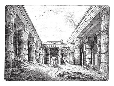 Tapınağı Karnak Luxor ilk kısa, Ramses III tarafından inşa
