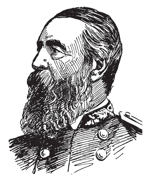 Admiraal David Dixon Porter 1813 1891 Hij Een Admiraal Van — Stockvector