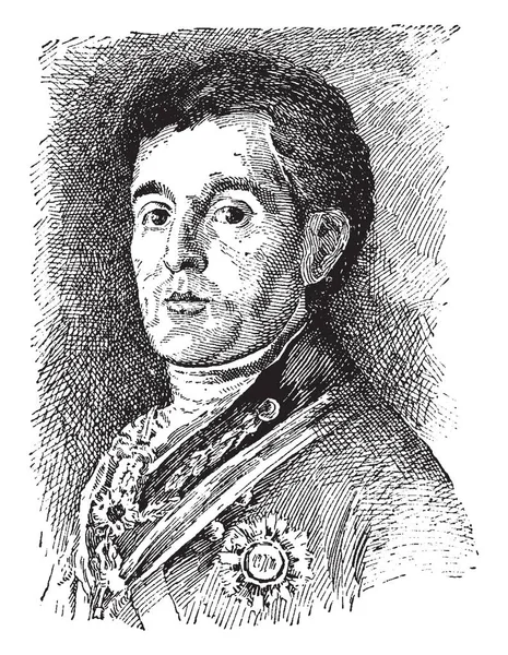 Dük Wellington 1769 1852 Bir Ngiliz General Devlet Adamı Başbakan — Stok Vektör