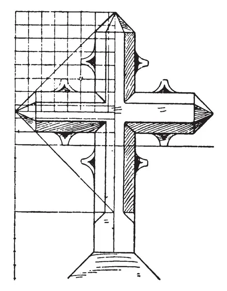 Moderne Französische Kunst Aus Christlicher Zeit Mit Dem Monogramm Christi — Stockvektor