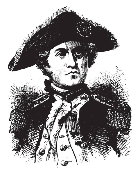 John Paul Jones 1747 1792 Primo Famoso Comandante Navale Degli — Vettoriale Stock