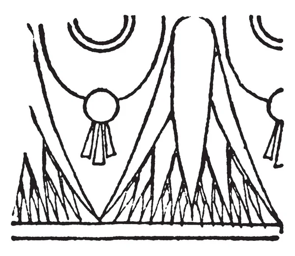 Konventionalisierte Lotusblume Wurde Die Heilige Blume Des Alten Ägypten Genannt — Stockvektor