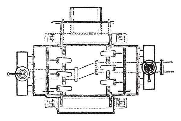 Esta Ilustración Representa Refinería Que Una Planta Proceso Industrial Dibujo — Archivo Imágenes Vectoriales