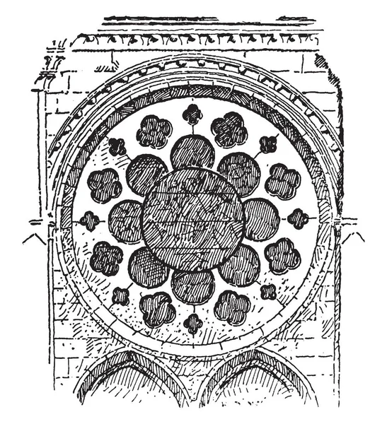 Tracé Plaques Dans Lequel Les Ouvertures Sont Coupées Percées Architecture — Image vectorielle