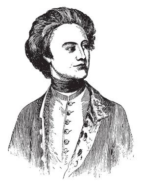 Charles XII, 1682-1718, 1718 için 1697 gelen İsveç kralı, vintage çizgi çizme veya oyma illüstrasyon biriydi