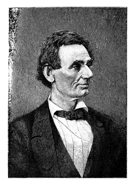 Abraham Lincoln 1809 1865 Fue Estadista Abogado Decimosexto Presidente Los — Archivo Imágenes Vectoriales