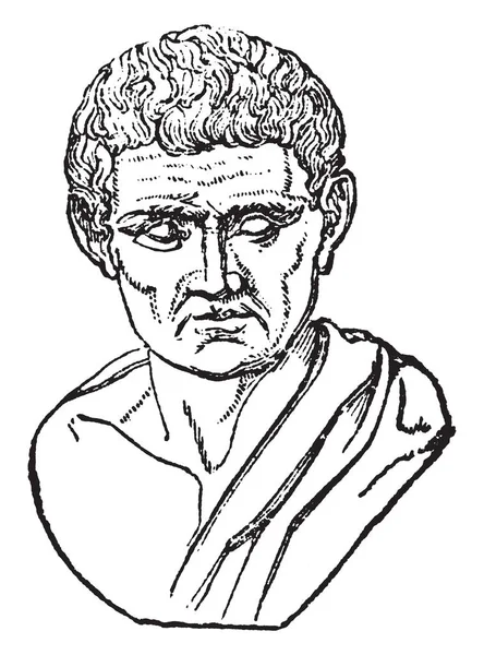 Aristo Bir Antik Yunan Filozof Bilim Adamı 384 322 Biriydi — Stok Vektör
