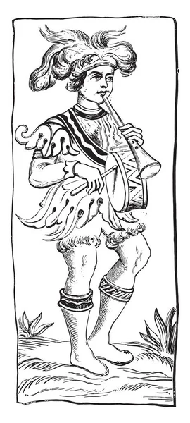 Juego Cartas Del Tarot Del Siglo Ilustración Grabada Vintage Enciclopedia — Archivo Imágenes Vectoriales