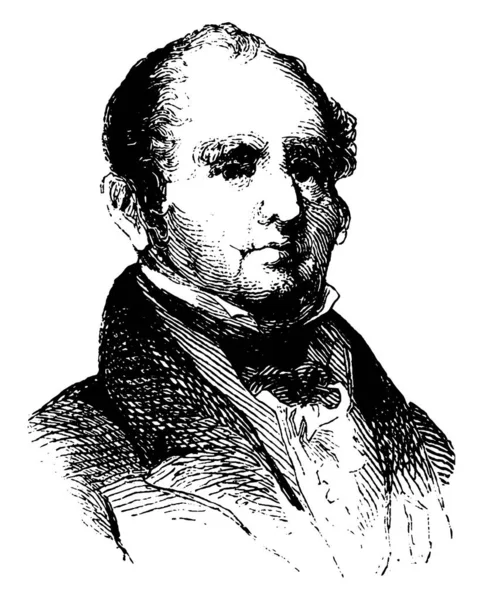 Aaron Ogden 1756 1839 Fue Senador Los Estados Unidos Quinto — Vector de stock