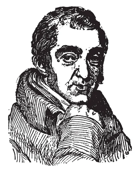 사무엘 로저스 1763 1855 이었다 빈티지 — 스톡 벡터