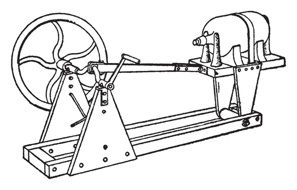 Agitateurs Liquides Sont Montrés Ici Dessin Ligne Vintage Illustration Gravure — Image vectorielle