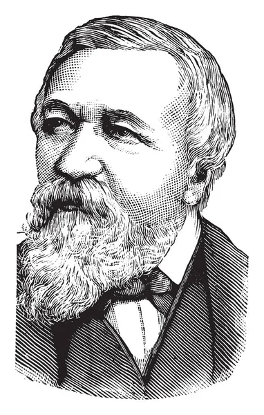 Robert Browning 1812 1889 Ben Volt Egy Angol Költő Drámaíró — Stock Vector