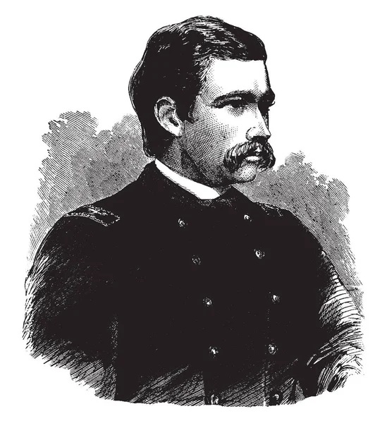 General George Bayard 1835 1862 Fue General Ejército Unión Guerra — Archivo Imágenes Vectoriales