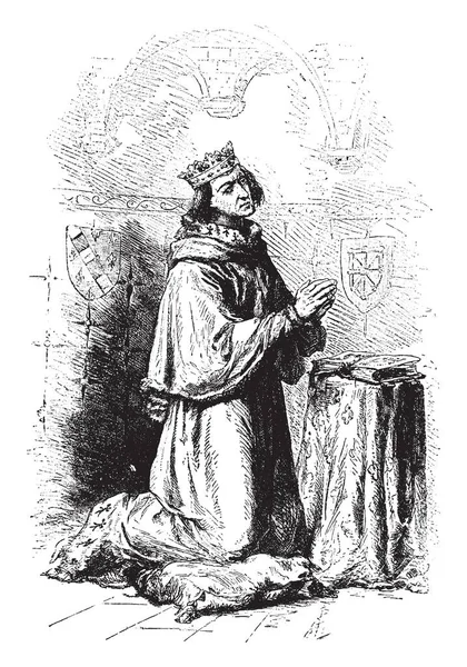 Karl Der Böse 1332 1387 War König Von Navarra Von — Stockvektor