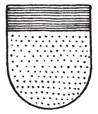 Ya da sıradan esas azure veya mavi renklidir, vintage hat çizim veya gravür illüstrasyon.