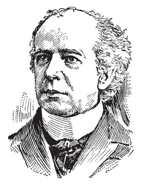 Efendim Wilfrid Laurier, 1841-1919, o yedinci Kanada Başbakanı 1896 dan 1911, vintage çizgi çizme veya oyma illüstrasyon yapıldı.