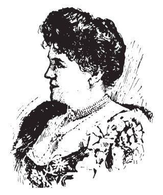Marcella Sembrich, 1858-1935, o Lehçe Mezzo soprano, vintage çizgi çizme veya oyma illüstrasyon sahne adı neydi