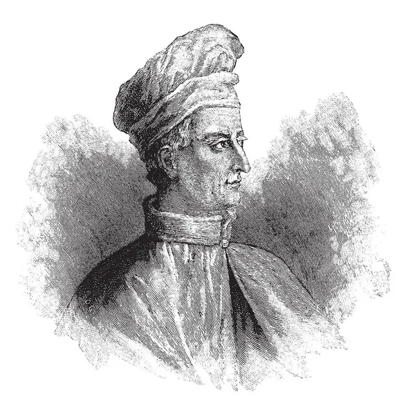 Amerigo Vespucci 1454 1512 Hij Een Italiaans Ontdekkingsreiziger Financier Navigator — Stockvector