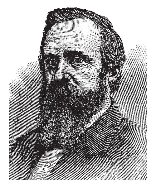 Rutherford Hayes 1822 1893 Foi Décimo Nono Presidente Dos Estados —  Vetores de Stock