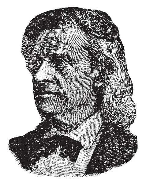 Mommsen 1817 1903 Bir Alman Klasik Bilim Adamı Tarihçi Hukukçu — Stok Vektör