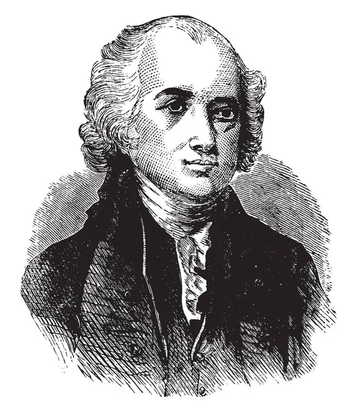 James Madison 1751 1836 Byl Americký Státník Čtvrtý Prezident Spojených — Stockový vektor