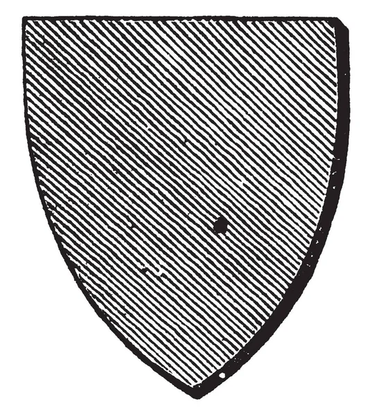 Vert Shield Com Uma Superfície Vert Verde Desenho Linha Vintage —  Vetores de Stock