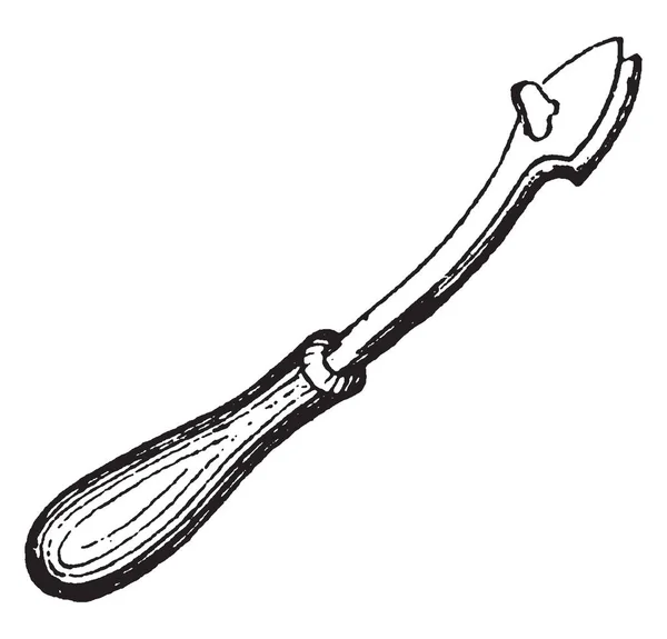 Иллюстрация Представляет Собой Crease Hammer Который Используется Изготовления Труб Цилиндрических — стоковый вектор