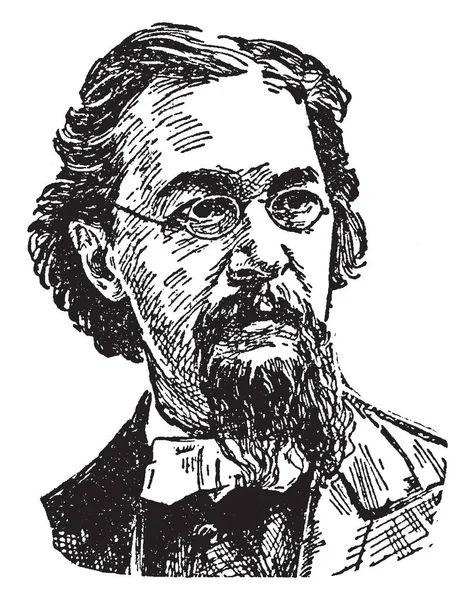 Charles Parkhurstová 1842 1933 Byl Americký Duchovní Sociální Reformátor Vintage — Stockový vektor