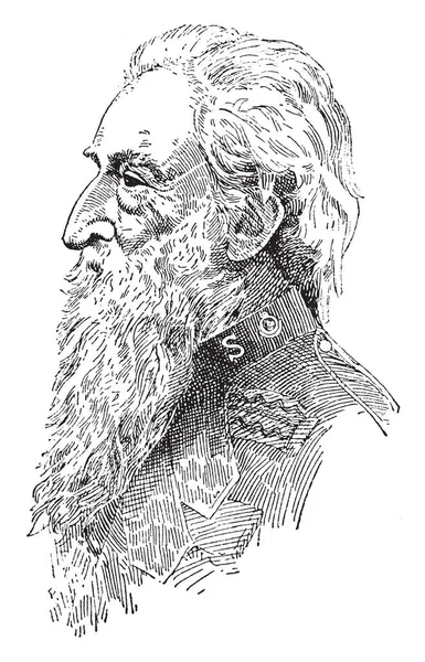 William Booth 1829 1912 Era Predicatore Metodista Britannico Fondatore Dell — Vettoriale Stock