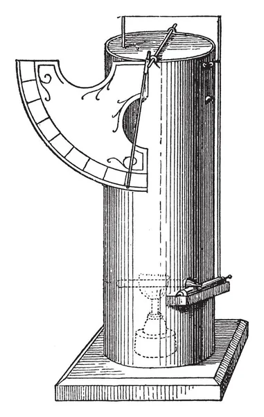 Diese Illustration Stellt Einen Alkoholischen Ofen Eine Vintage Linienzeichnung Oder — Stockvektor