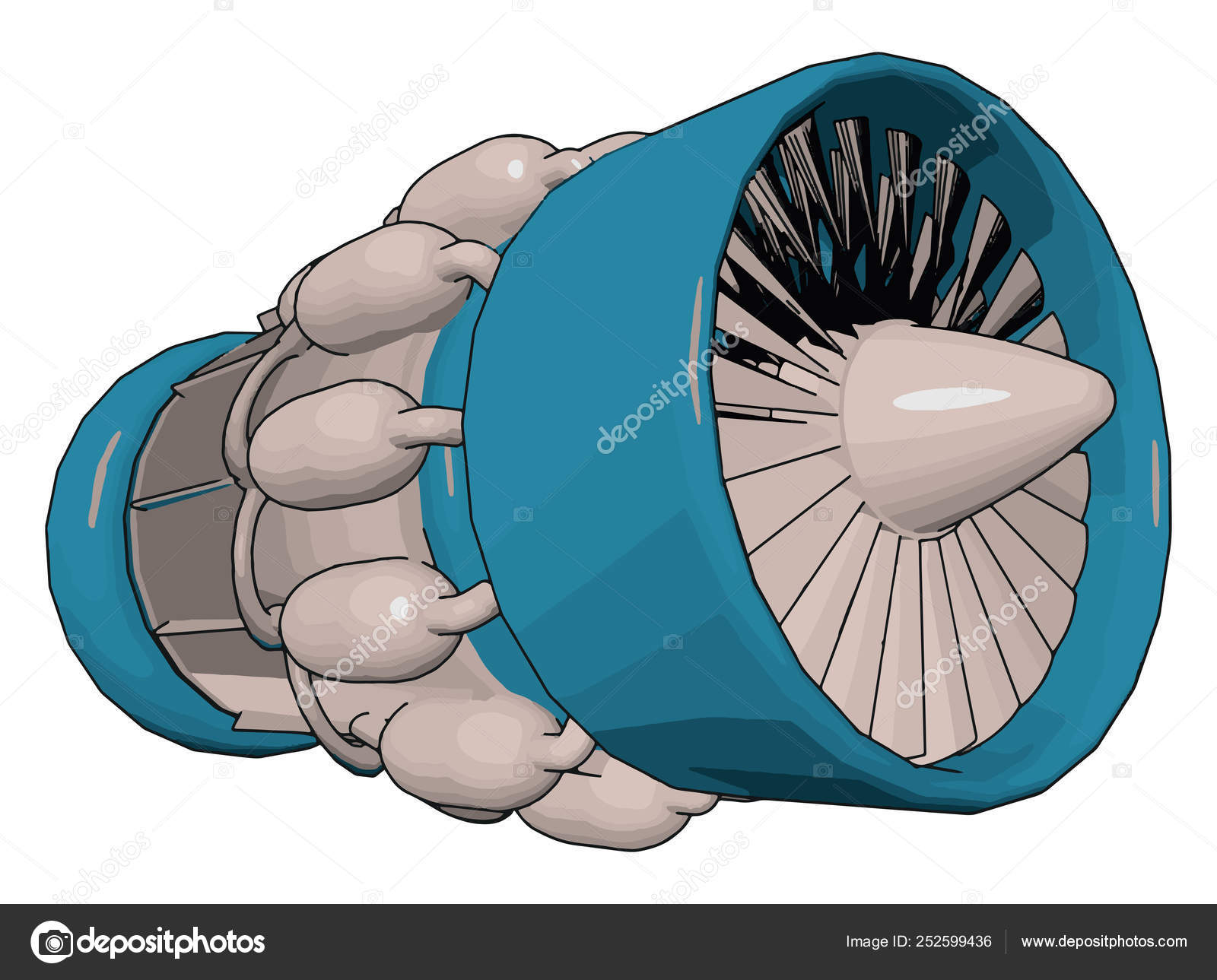 Jet engine importance vector or color illustration Stock Vector by  ©Morphart 252599436