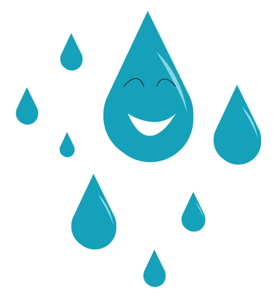 Ciężki deszcz wlać wektor lub kolor ilustracji — Wektor stockowy
