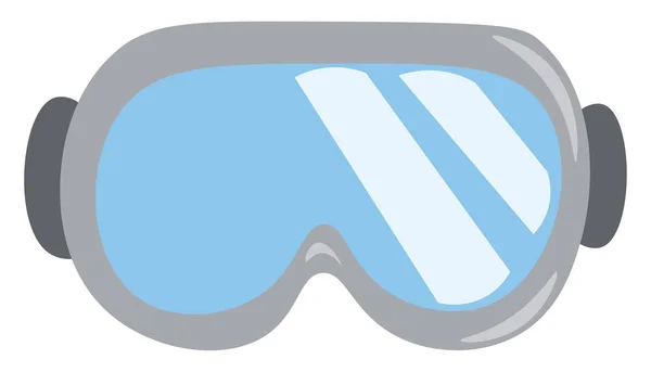 Ein Bild eines Skibrillenvektors oder eine farbige Illustration — Stockvektor