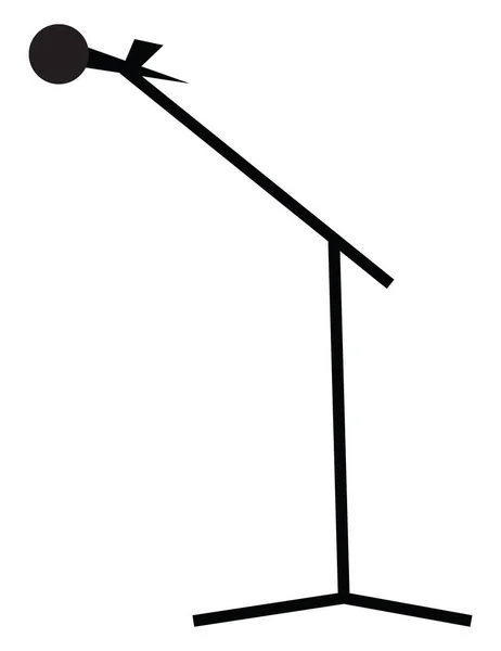 En mikrofon vektor eller färg illustration — Stock vektor