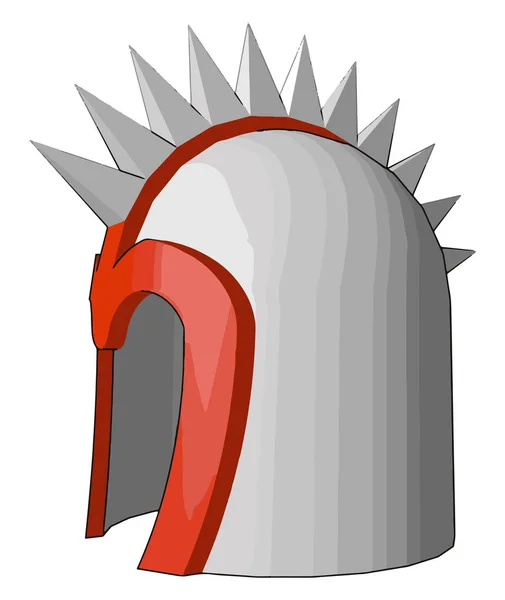 El vector de objeto de armadura casco o ilustración de color — Archivo Imágenes Vectoriales