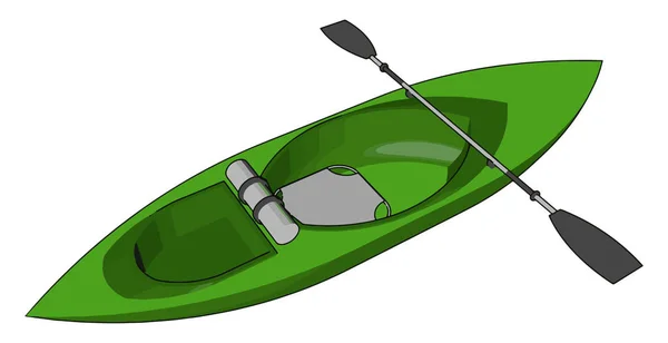 Een kleine boot vector of kleur illustratie — Stockvector