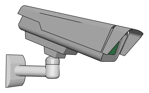CCTV kamera vektör veya renk illüstrasyon kullanır — Stok Vektör