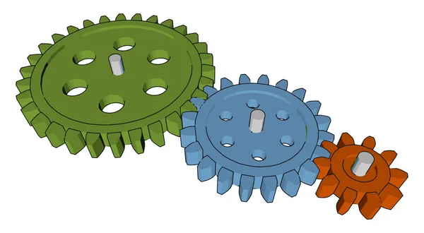 The Sprocket Mechanical part of a machine vector or color illust — Stock Illustration The Sprocket Mechanical part of a machine vector or color illust Vector Graphics