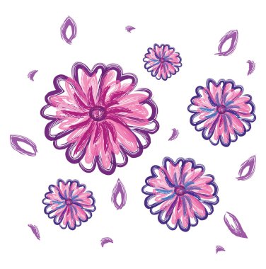 Calendula vektör veya renk illüstrasyon