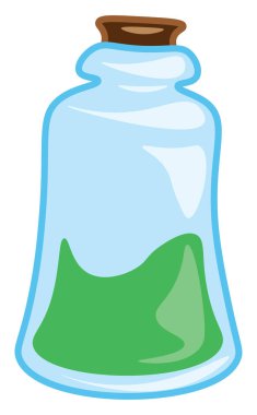 Elixir vector veya Color Illustration içeren bir Flask