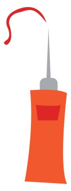 Akrilik renk tüp vektör veya renk illüstrasyon