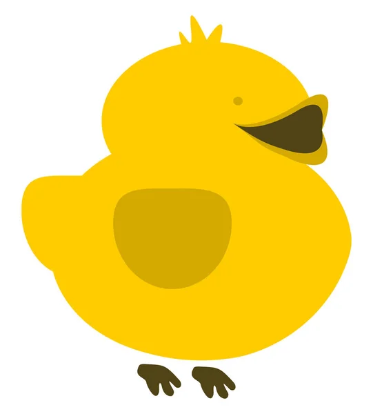 Illustration de couleur vectorielle bébé poulet . — Image vectorielle
