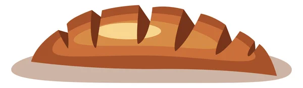 Ilustração da cor do vetor bolo de chocolate . —  Vetores de Stock