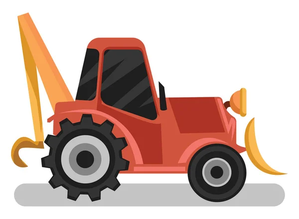 Oranje loader vector illustratie op witte achtergrond. — Stockvector